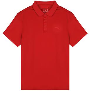 安踏polo衫男官方旗舰店正品男装2026新款夏季速干红色t恤短袖男