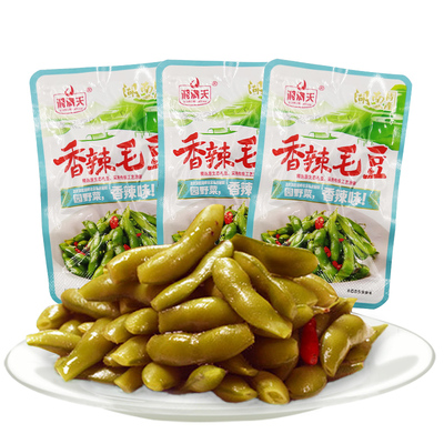 湘满天香辣毛豆卤味即食小吃零食
