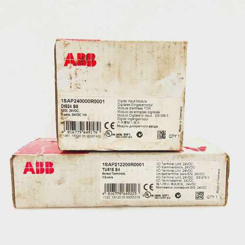 ABB DI524 B8 DIGITAL INPUT MODULE 1SAP240000R0001 WITH SCREW