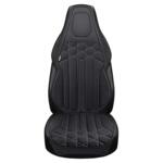 汽车坐垫冬季毛绒简约座椅垫车内后排垫车载半包座套四季通用座垫