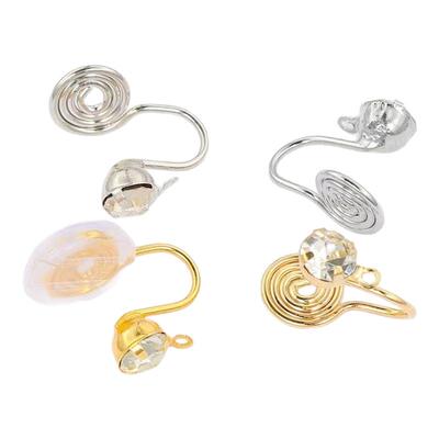 和沫丨diy定制耳夹耳钩款