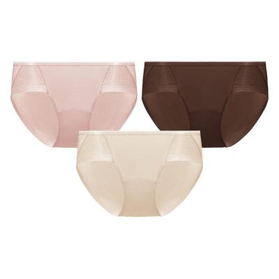 蕉内银皮701A莫代尔女三角内裤