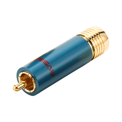 AVSSZ高度风镀24k金自锁式RCA头