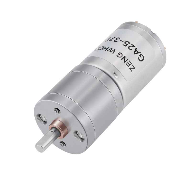25GA370直流减速电机马达 低速电机大扭矩6V12V24V模型智能机器人