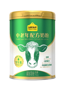 认养一头牛中老年富硒高钙奶粉