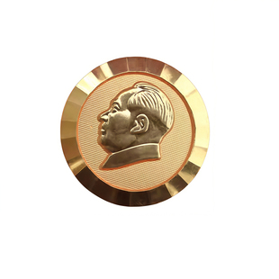 毛主席胸针徽章别针款配饰胸章伟人圆形毛泽东像章毛爷爷收藏纪念