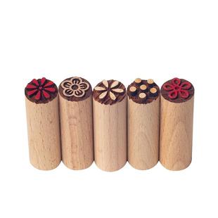 馒头印章月饼模具花饽饽糍粑福字色素鲜肉五仁馍馍点红点苏式糕点