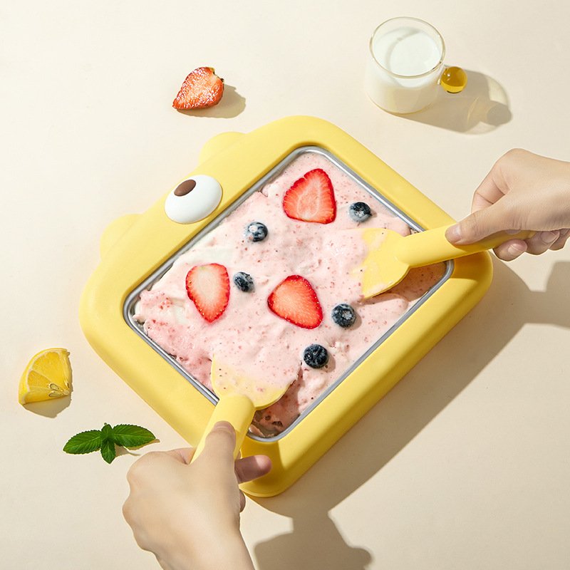 炒冰机自制水果免插电冰激凌炒酸奶机小型家用儿童迷你冰淇淋机