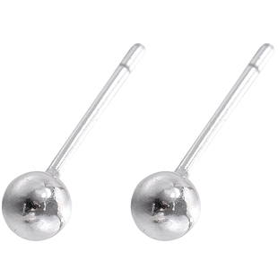 S990银小珠珠耳钉女养耳洞气质耳饰睡觉不用摘双耳洞耳环2025新款