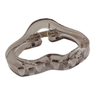 舒适中小号巧克力云朵抓夹后脑勺公主头半夹往后刘海夹发抓顶夹女