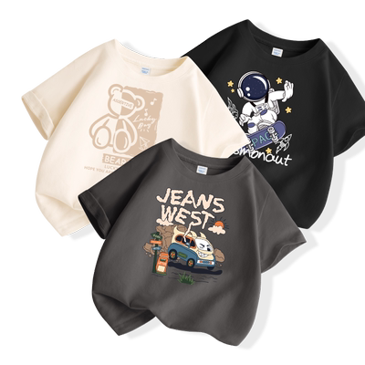 真维斯儿童短袖男童T恤纯棉透气