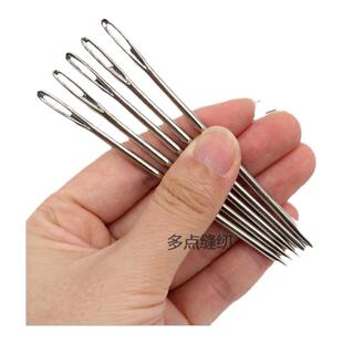 加长手缝长针大号加粗10cm手工缝补针大眼钢针缝大棚布打包装订针