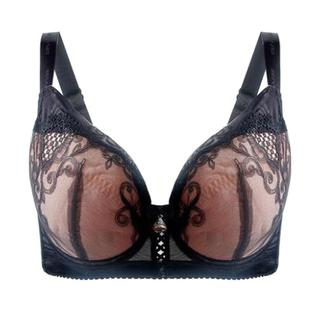 包邮黛丽世家文胸大胸全罩杯纯棉软钢圈薄聚拢调整型内衣D6049