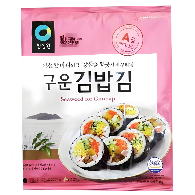 韩国进口清净园紫菜包饭海苔20g