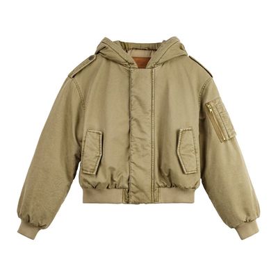 飞行员连帽夹棉棒球服马登女装