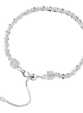 波光粼粼925纯银满天星手链