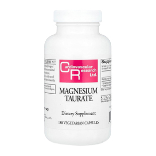 现货美国Cardiovascular Research牛磺酸镁胶囊血压肌肉睡眠180