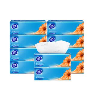 维达超韧抽纸卫生纸巾纸抽3层100抽10包家用纸巾