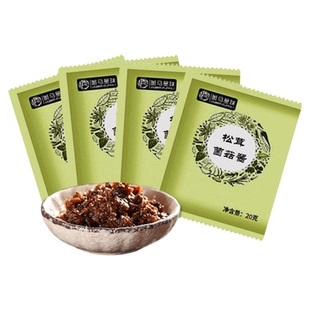 松茸菌菇酱0香精色素防腐剂儿童孕妇拌面拌饭酱独立小包装