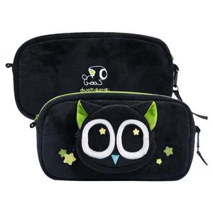 极想switch oled收纳包NS包毛绒软包大容量防水防尘单肩包手拿包通用罗小黑联名正版可爱卡通猫爪猫耳配件