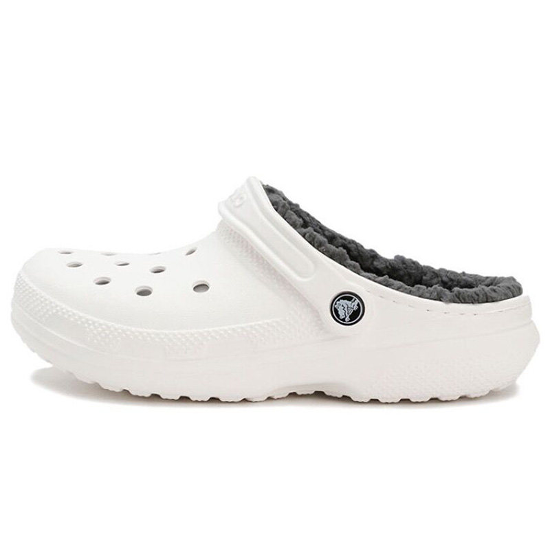 保暖毛毛棉拖鞋crocs卡骆驰童鞋