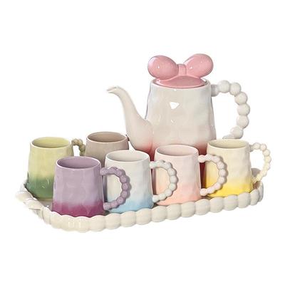 高颜值水杯套装陶瓷茶具杯子