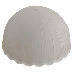 磨砂玻璃大号灯罩外壳替换圆形E27螺口卧室台灯现代防刺眼DIY配件