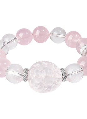 与卿珠宝天然水晶手链手串