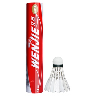 文杰108羽毛球耐打王飞行稳定12只装鹚鸪鸭中方球馆专业训练用球