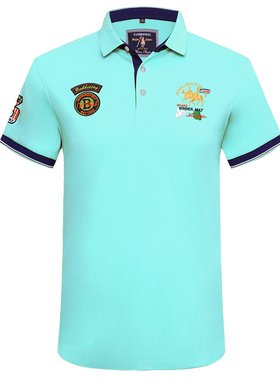 高尔夫球上衣服男夏装户外排汗