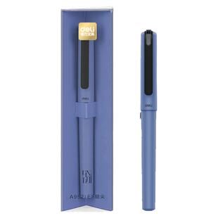 得力钢笔小学生用三年级学生可擦纯蓝可替换墨囊练字笔纯蓝儿童高颜值初学者用EF尖钢笔A952