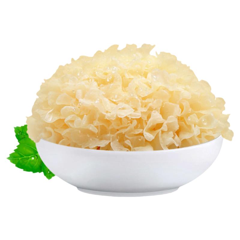 古田新鲜银耳活鲜雪耳非干货白木耳糯莲子羹材料3朵盒装京东包邮