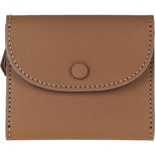 蠢小鱼手工头层牛皮短款钱包男女小众高级卡包diy自制编织材料包