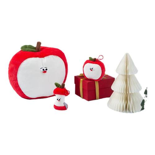 OCE毛绒玩偶海鸥Oddy雪人公仔娃娃苹果摆件礼品送女友圣诞节礼物