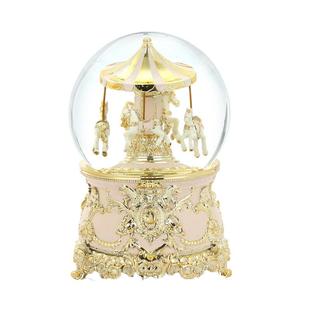 JARLL赞尔水晶球带灯光音乐盒八音盒轻奢生日表白圣诞礼物送女友