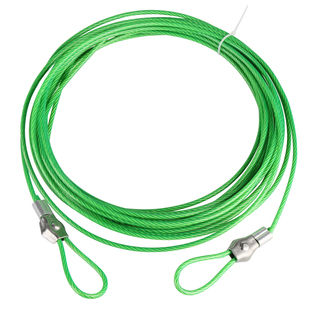 不锈钢晾衣绳室外晒被子加粗包塑晒衣服钢丝绳阳台户外一拉即紧绳