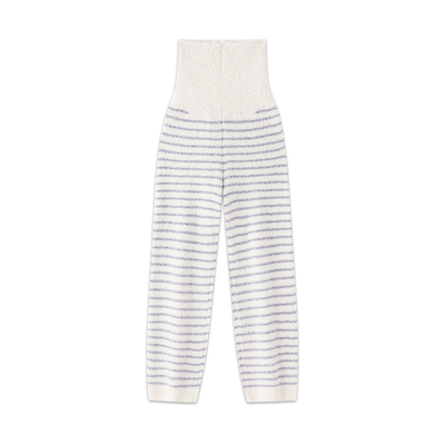 BE高腰暖宫半边绒睡裤长裤女冬季