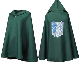 进击的巨人披风调查兵团自由之翼兵长三笠斗篷cos服装利威尔周边