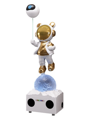 太空人宇航员大摆件客厅沙发边电视机柜旁落地高端乔迁礼品星空灯