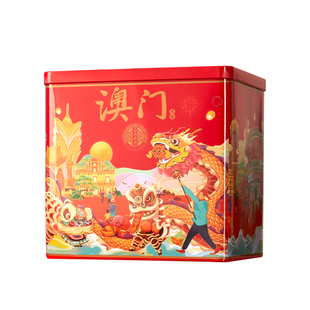 金尊澳门风味糕点原味椰汁椰汁鸡蛋卷休闲零食罐装送礼礼盒600g