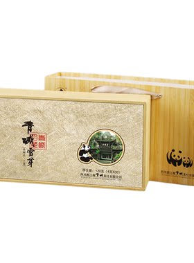 青城高山云雾绿茶雪芽礼盒装