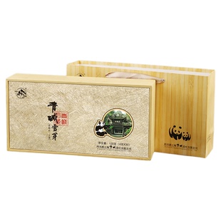 新年茶礼 四川都江堰特产青城山高山绿茶耐泡青城雪芽120g礼盒装