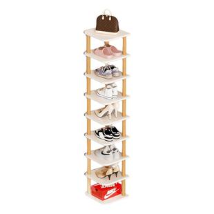 实木鞋架多层家用门口小窄入户门口鞋架子出租房2025新款简易鞋柜