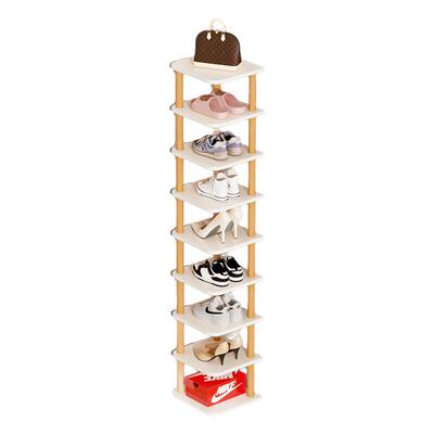 实木腿鞋架多层家用门口简易鞋柜