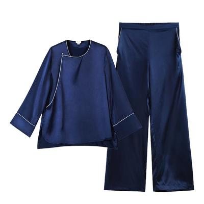 丝侬国风珍珠扣真丝家居服礼盒装