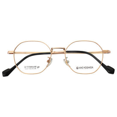 日本设计吉田京纯钛小框眼镜架