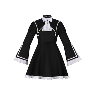 世界计划修女服cosplay晓山瑞希 冬云绘名黑色套装cos漫展c服现货