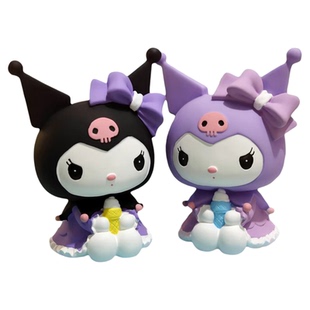 库路米儿童存钱罐大号只进不出存钱筒女孩生日礼物创意摆件新2024