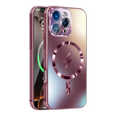 适用苹果16promax手机壳磁吸充电