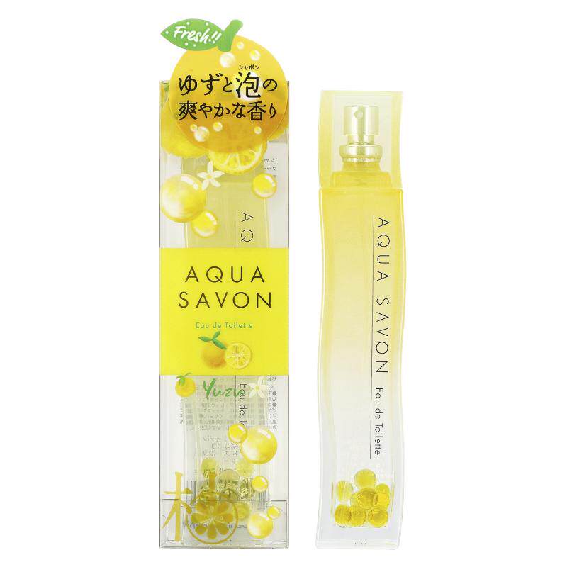 日本AQUA SAVON香水柚子味清新持久留香车载香薰片护手霜身体乳